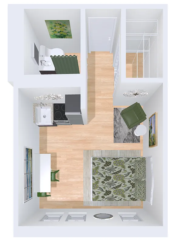 Floor plan studio 4