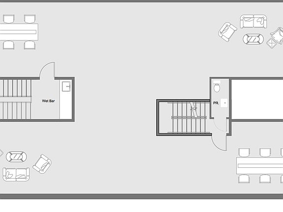 Fully furnished roof top deck