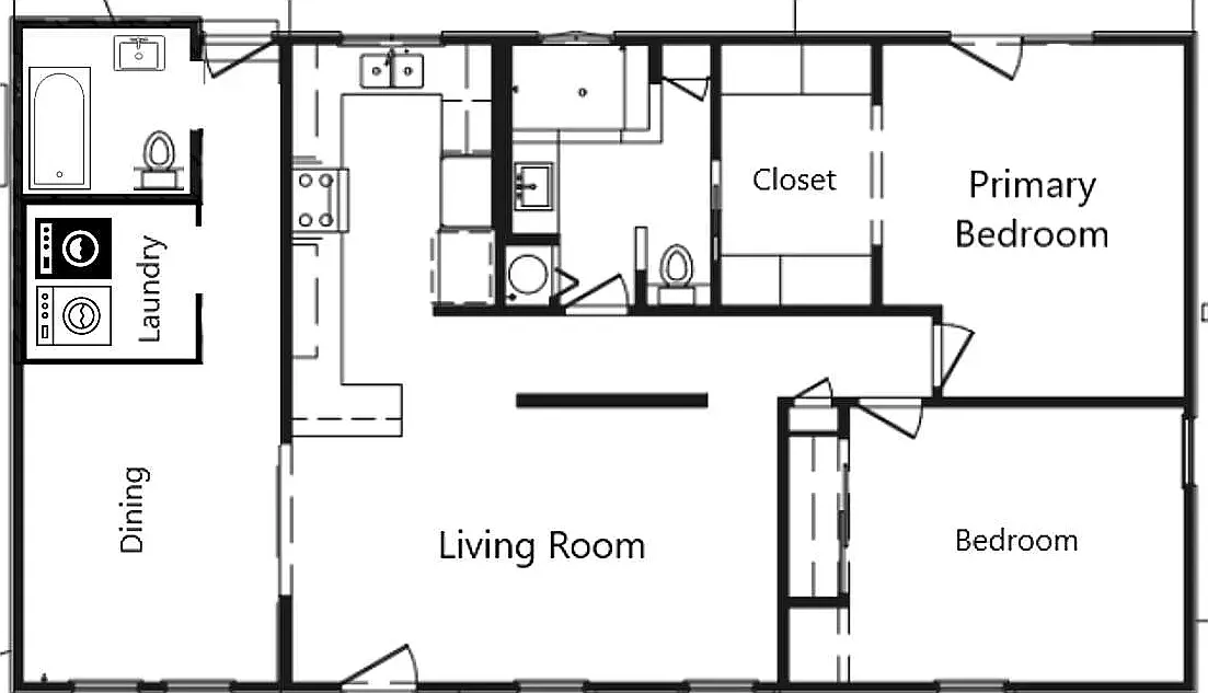 2 bed, 1196 sqft, $3,150 — Photo 3