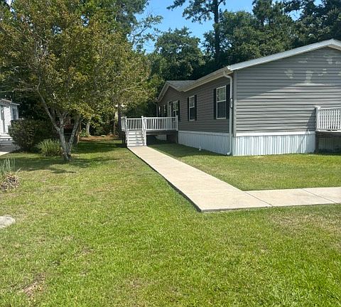 front porch and sidewalk