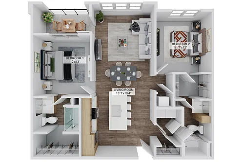 Floor plan The Jetstream (B1B)