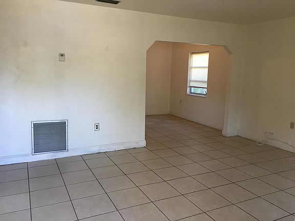 Living area looking into dining area