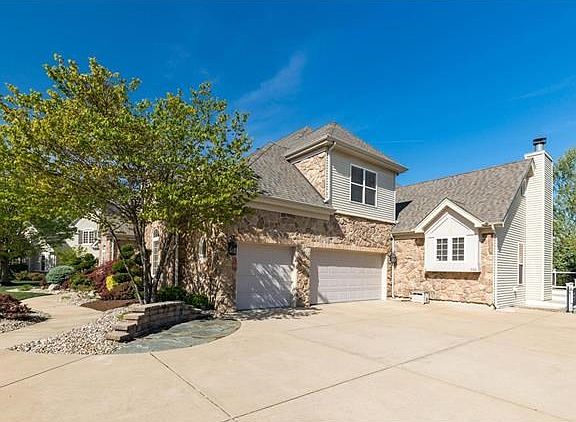 Side entry 3-car garage.