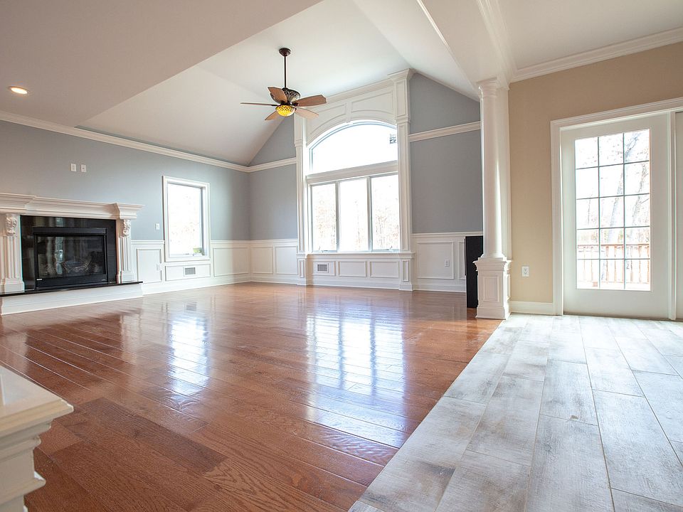 Living room into kitchen