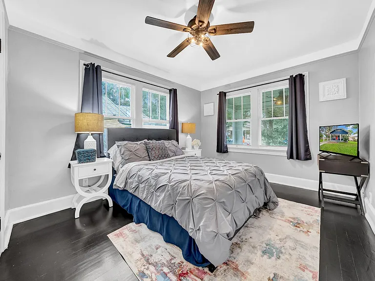 Secondary bedroom facing the front yard