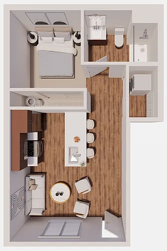 Floor plan A1 First Floor Studio
