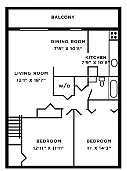 Floor plan B1R
