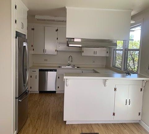 kitchen with new stainless steel appliances