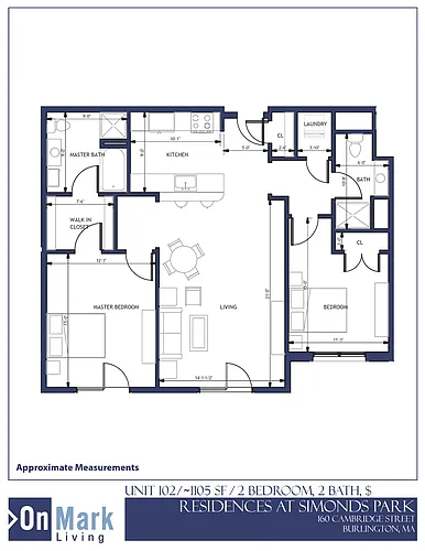 Floor plan 102-Unavailable