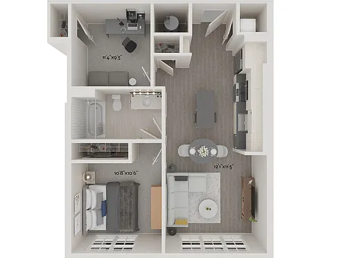 Floor plan B1