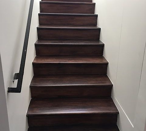 Stairs to 3 level bedrooms