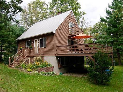 View of front in the summer