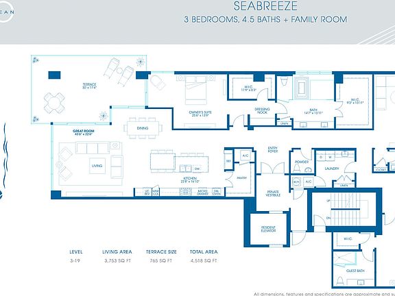 5th image of 5000 N Ocean Drive Ph S  (#2003)