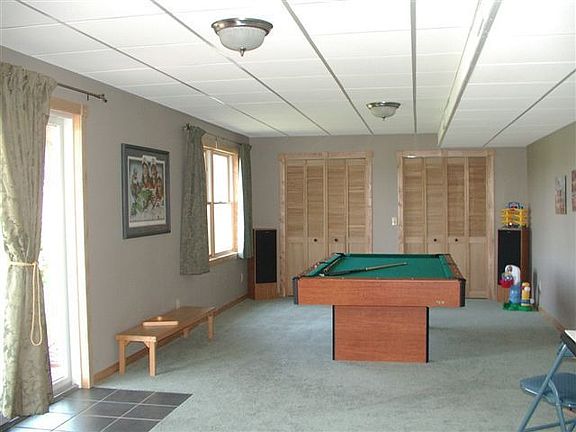 Lower level recreation room