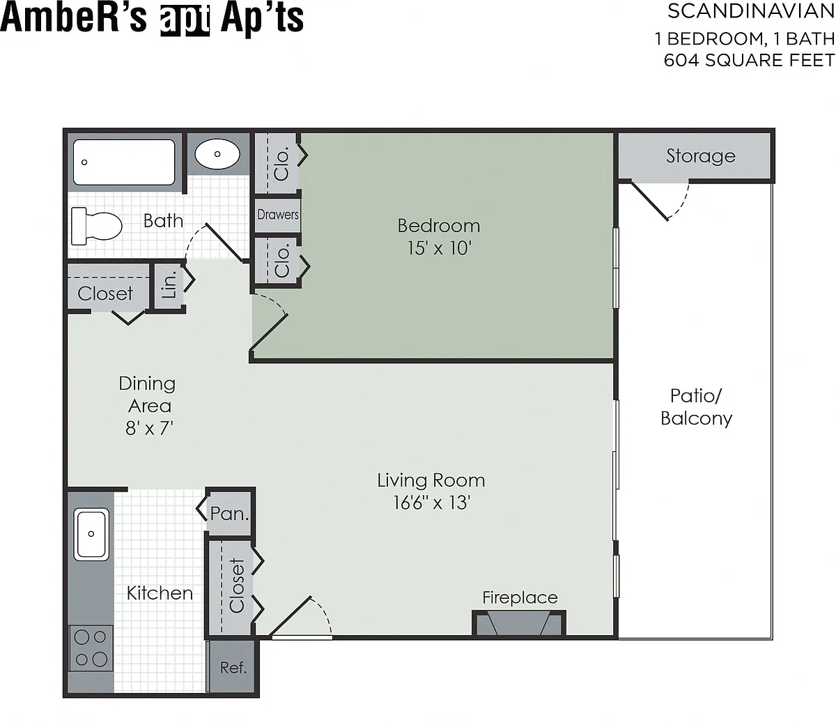 Floor plan Scandinavian 1- Standard