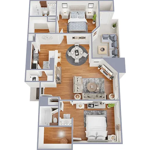 Floor plan 2X2