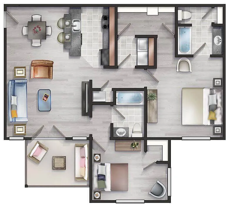 Floor plan The Ellington