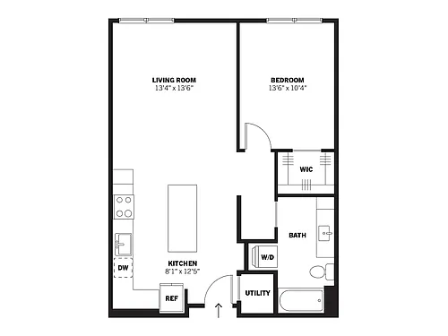 Floor plan Miller
