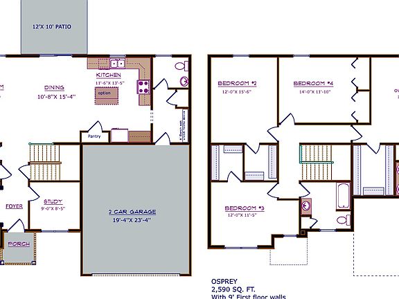 Osprey floor plan