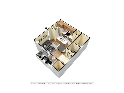 Floor plan Studio