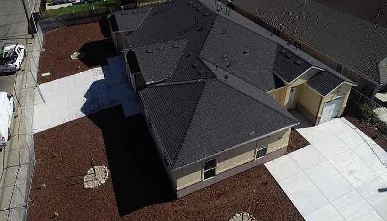 Aerial view of property