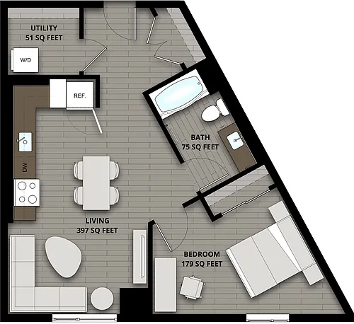 Floor plan W 1X1 H2