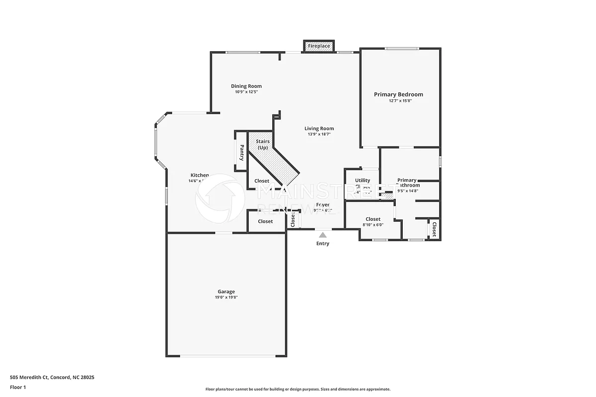 Floor Plan - 505 Meredith Ct