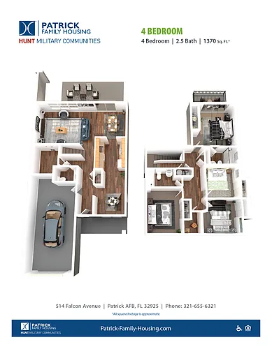 Floor plan North Coast 4 BR