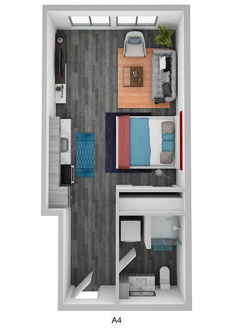 Floor plan Studio S2