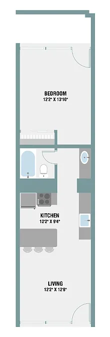Floor plan 1B