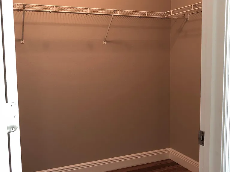 Master bedroom walk-in closet