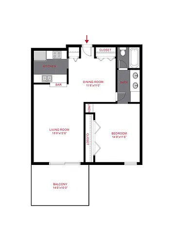 Floor plan Oldham