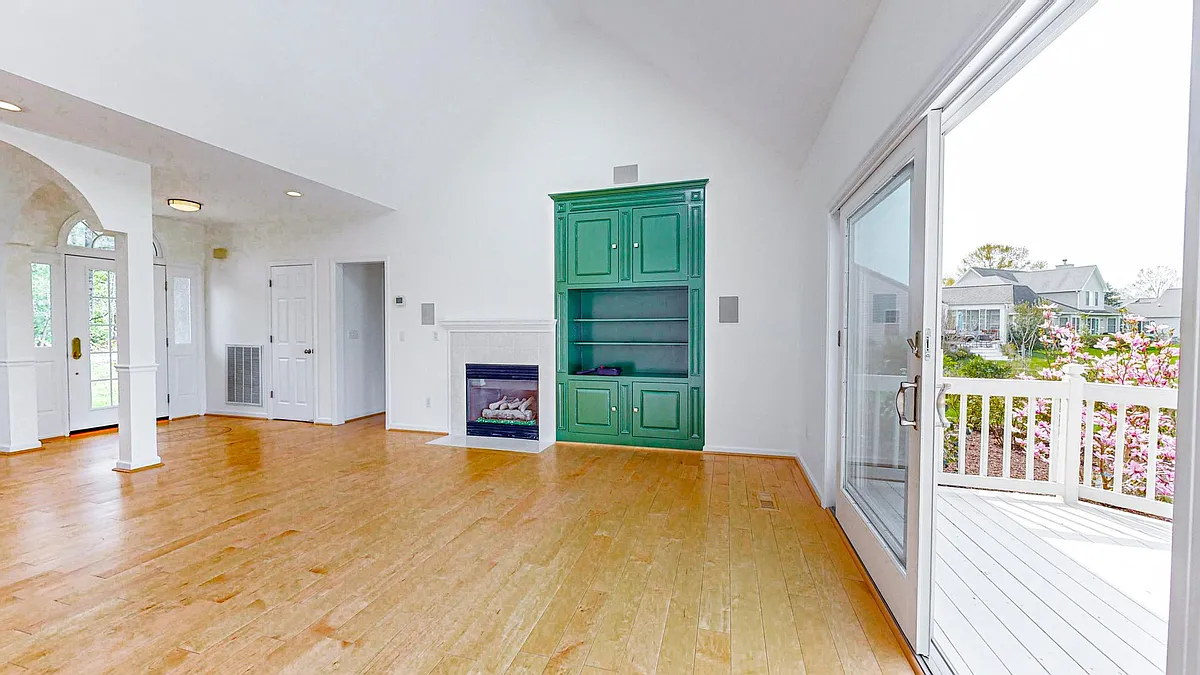living room and fireplace - Easton Club Dr