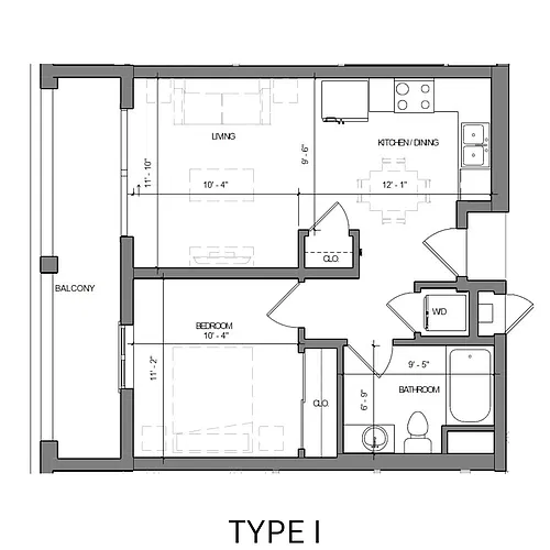 Floor plan TYPE I