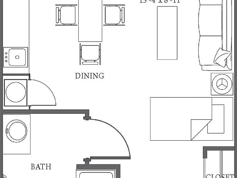 Micro-efficiency Studio with Internet Micro-efficiency Studio with Internet