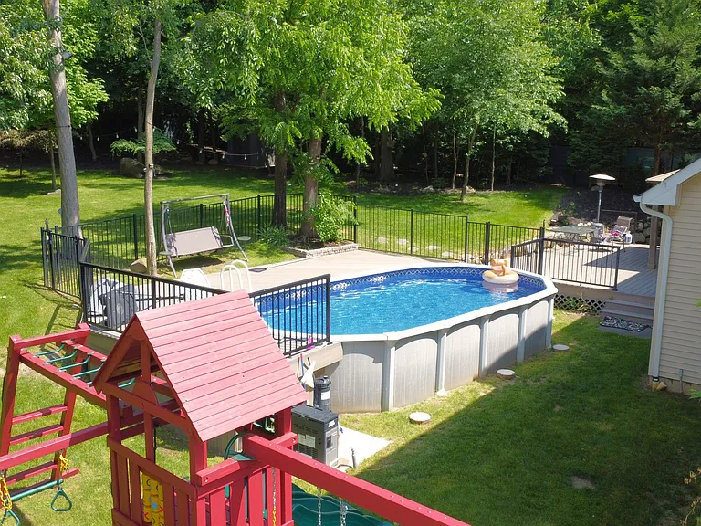Playground Beside Swimming Pool