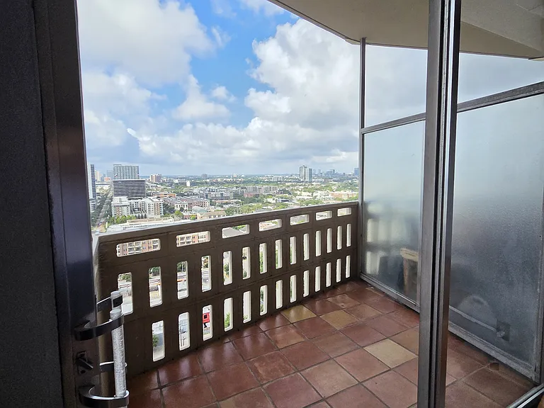 Master bedroom private balcony