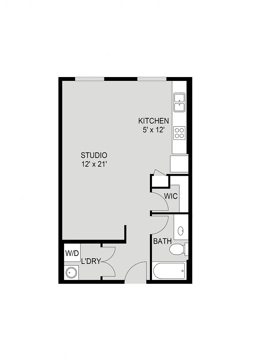 Floor plan Studio