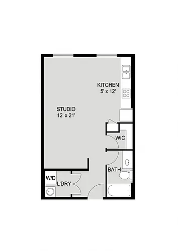 Floor plan Studio