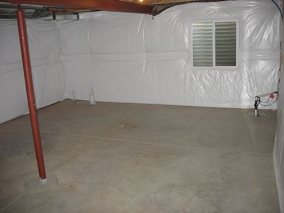 full open basement for extra storage