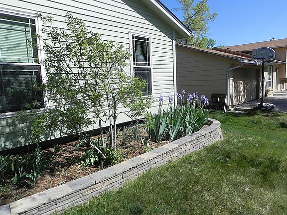 New Rock Raised Flower Bed
