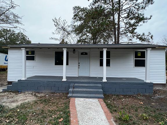 Front of the Home. Landscaping is being done