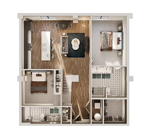 Floor plan B3a