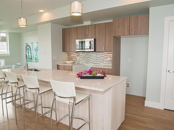 kitchen. Highend gas stove and stainless steel double door f