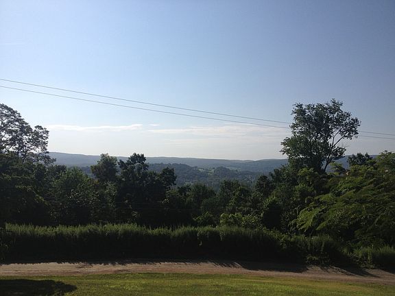 View from covered front porch