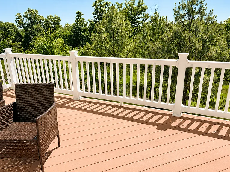 Private Outdoor Deck with Scenic Wooded Views