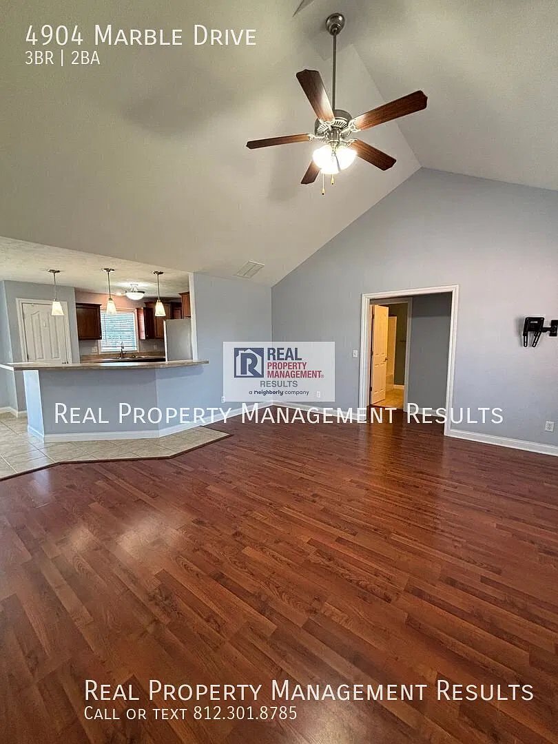 Newburgh Living with Open Layout, Garage, & Fenced Backyard — Photo 2