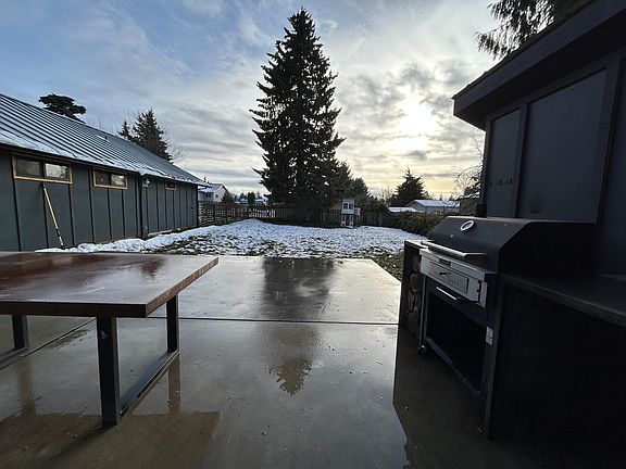 outdoor patio and private yard