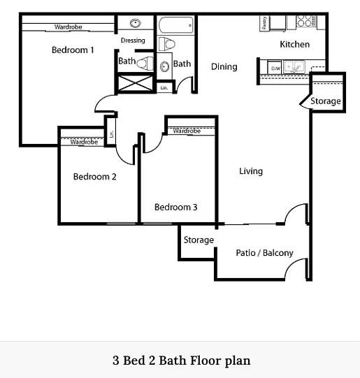 Floor plan 3X2