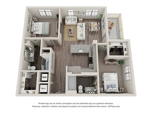 Floor plan 2B